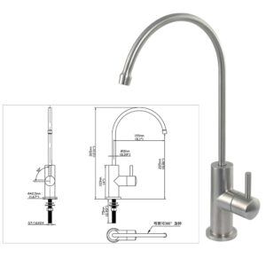 SENTO – 1-Weg-Wasserhahn aus Edelstahl